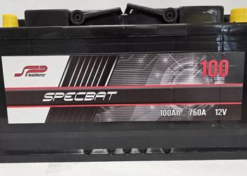 Akumulator 100Ah 760A EN SPECBAT PRAWY PLUS
