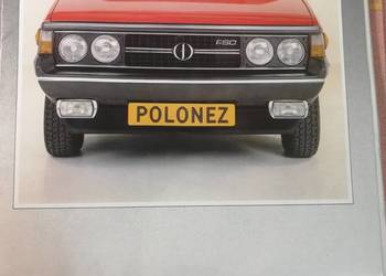 Prospekt cennik FSO Polonez Fiat 125p PRL prezent
