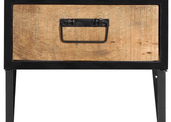 Szafka nocna 40x35x40 cm lite drewno mango WM-358916
