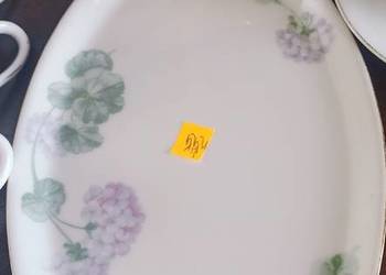 Półmisek owalny. Carl Tielsch, Syg. C. T. Altwasser Germany. Hortensje Półmisek owalny. Carl Tielsch, Syg. C. T. Altwasser Germany. Hortensje