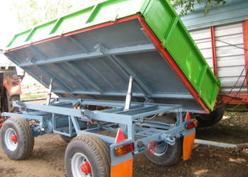 przyczepa  d35 2stronny wywrot d47 3stronny wywrot stan perfekcyjny