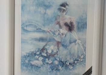 Obrazy w ramach drewnianych