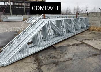 Brama przesuwna 7,5m światło COMPACT, ocynk ogniowy, 4m, 5m, 6m, 6,7m