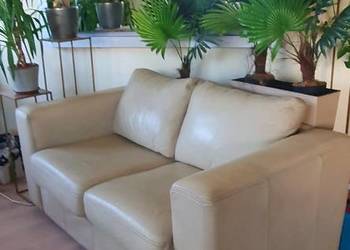 Kanapa (sofa) skórzana 167 cm b. wygodna  350 zł