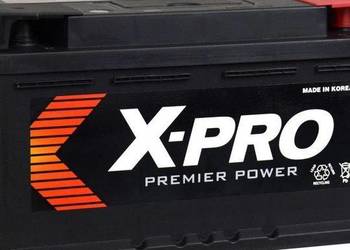 Akumulator X-PRO 80Ah 680A EN niski Prawy Plus Gdańsk
