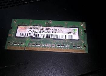 PAMIĘĆ LAPTOP HYNIX 1GB DDR2 + GRATIS