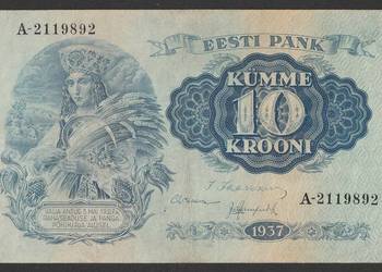 Estonia 10 koron 1937 - seria A