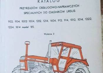 Katalog ciągnika Ursus 902, 904, 1002, 1004, 1212, 1214, 1604,