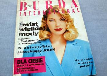 Burda International Wiosna 1995 moda szycie wykroje