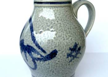 Tradycyjny dzbanek kamionkowy Rzemiosło Westerwald Retro Vintage