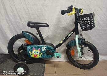 Rowerek Dzieciecy 14 cali Btwin Mini Monsters 500--Śliczny--Super Stan