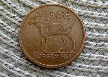 Norwegia 5 Ore 1965r