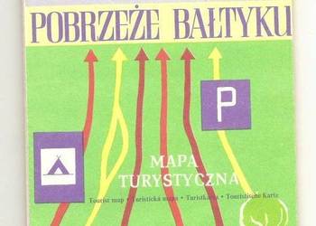 Mapa turystyczna - Pobrzeże Bałtyku