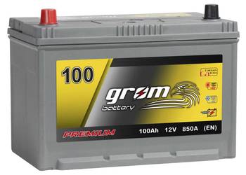 Akumulator GROM Premium 100Ah 850A Japan Lewy plus
