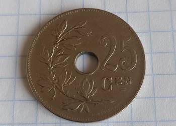 25 CENTIMES ( 25 CENTYMÓW ) 1927 ROK - BELGIA