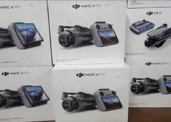 Drony, DJI, DJI Mini 5 Pro, DJI Mavic 4 Pro, DJI Air 3S, DJI Mini 4 Pro, DJ