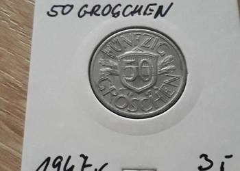 50 Groschen Austria 1947 r.