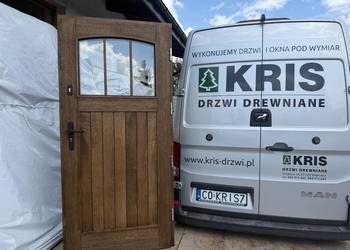 Drzwi zewnętrzne Drewniane OD RĘKI Dębowe DOSTAWA CAŁA POLSKA