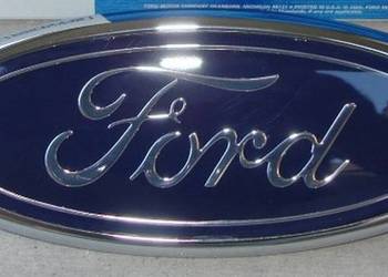 NOWE logo niebieski znaczek Ford 146x58mm emblemat klejany