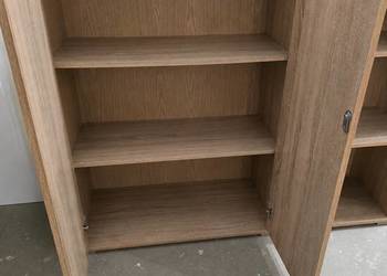 Meble biurowe BRW Office dąb sonoma – (2x Regał + Szafka)