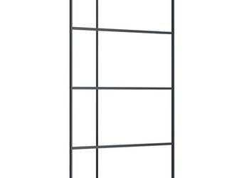 vidaXL Drzwi przesuwne, szkło ESG i aluminium(SKU:151687)