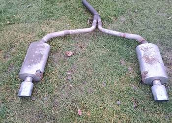 Wydech podwójny Vectra C hatchback liftback WM Sport