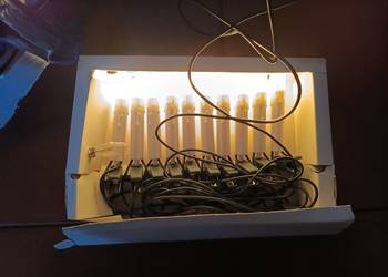 Lampki na choinkę w kształcie świeczek. 10 sztuk + 1 zapasowa lampka