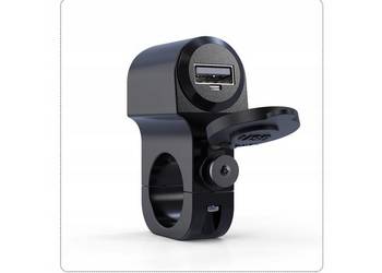 ŁADOWARKA USB DO MOTOCYKLA Z METALU NA KIEROWNICĘ