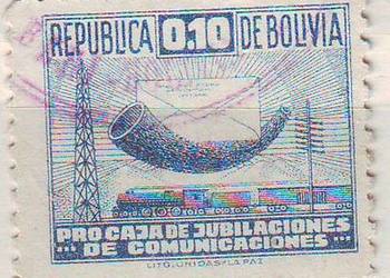 Zn. Boliwia  Mi RA8  kas. 1947-8