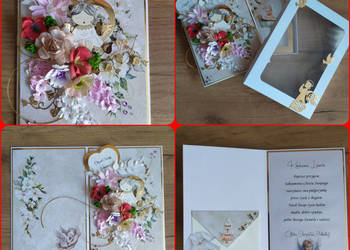 Pamiątki Chrztu Św. - ręcznie robione