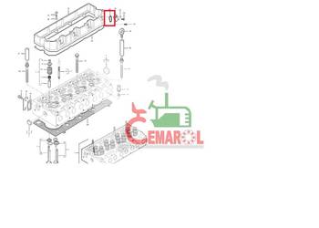 Oring głowica sylindra,wałek rozrządu n103,4