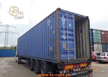 Kontener morski magazynowy 40 HC 40 DV używany 12 metrowy szczelny