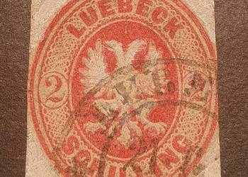 Prusy Lubeka 1863 Mi.nr. 10A