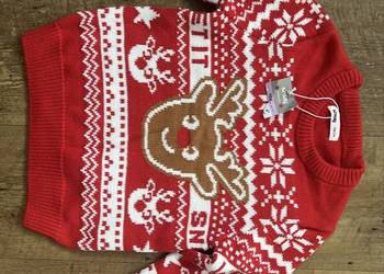 Sweter świąteczny 104 cm