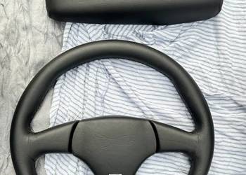 Kierownica skórzana 330mm WOLF FORD ESCORT MK5 MK6 MK7 podłokietnik kamei
