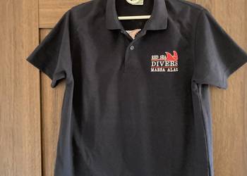 Granatowy T-shirt Nurkowy Polo Red Sea Divers (Manta)