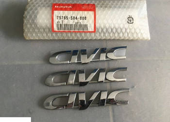 HONDA CIVIC 1997 4D ZNACZEK EMBLEMAT RÓŻNE NAPIS