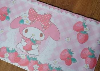 Urocza duża podkładka pod myszkę My melody z truskawkami. VINTED/OLX