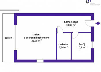 Sprzedaż mieszkania Wadowice Karmelicka 60.34m2 2 pokoje