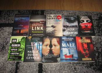 Thrillery psychologiczne , kryminały - Zestaw 3