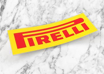 Naklejka PIRELLI 10 x 3 cm opony drift f1 moto