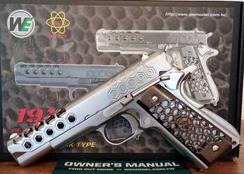 Replika ASG WE Tech 1911 Hex-Cutter Silver