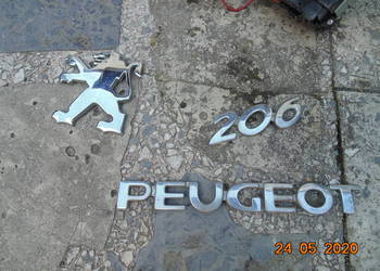 Logo emblemat Peugeot 206 lift 03-