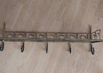 Wieszak mosiądz oksydowany