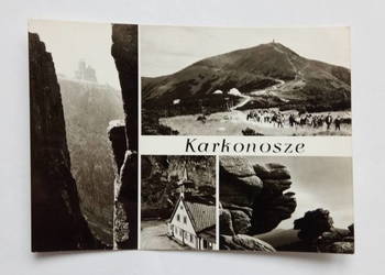 Pocztówka Karkonosze z 1972r. NOWA