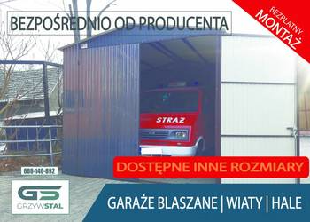 Garaż Blaszany - Wiata Blaszana , Hala Magazynowa , HALE - GRZYWSTAL