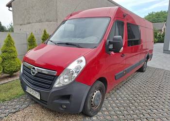 Opel Movano 2.3 163PS Diesel Maxi Brygadówka 7-Osób Klima Elektryka Master