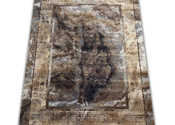 NOWOCZESNY DYWAN 130X190 PRINT 338-816 CIENKI GŁADKI WŁOS ANTYPOŚLIZGOWY
