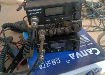 Cb radio 3 x president, canva, anteny