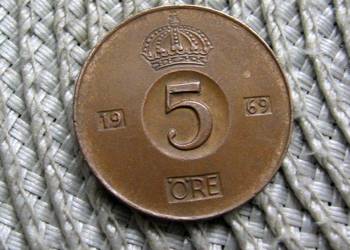 Szwecja 5 Ore 1969r
